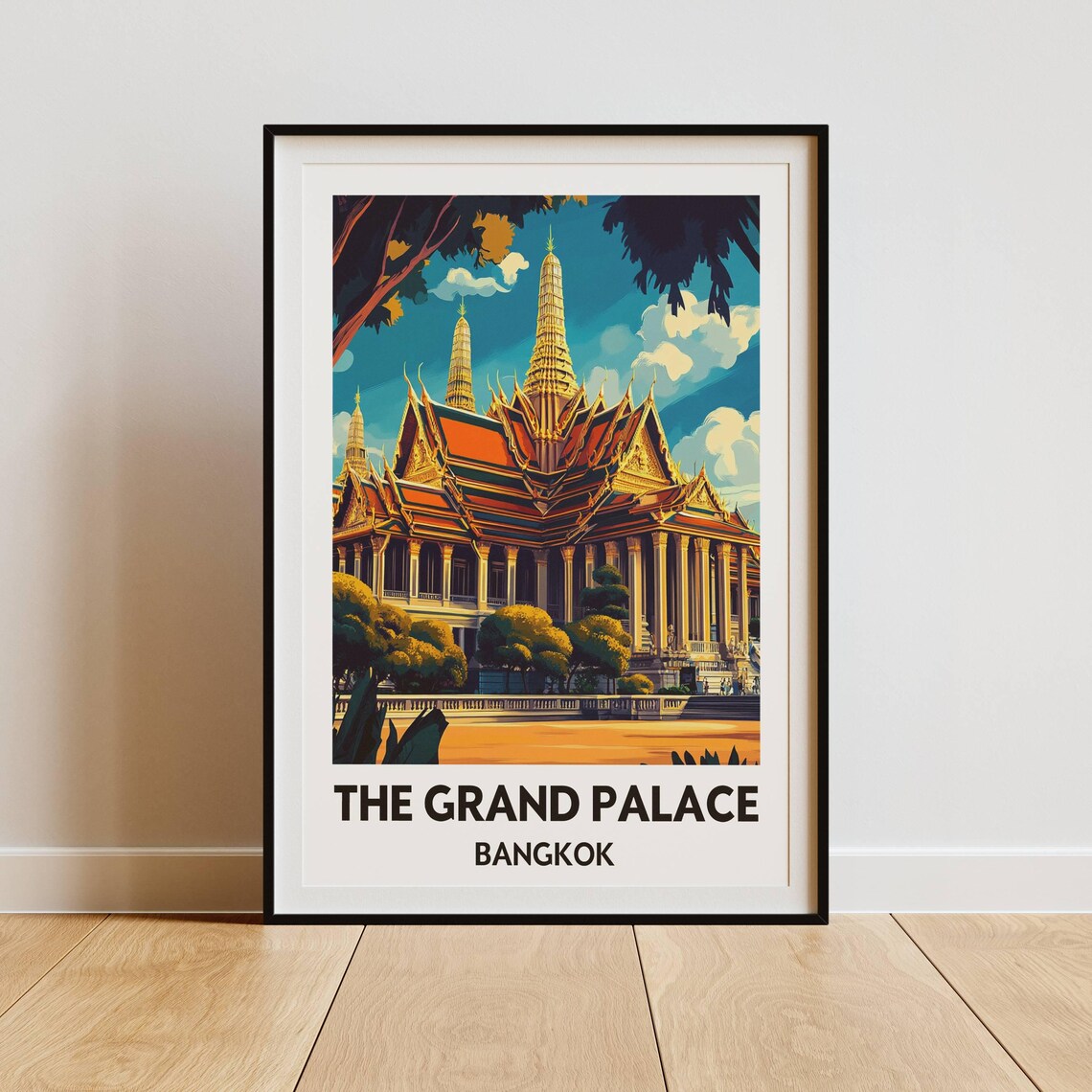Grand Palace Bangkok, Thailand Travel Poster - Image 3
