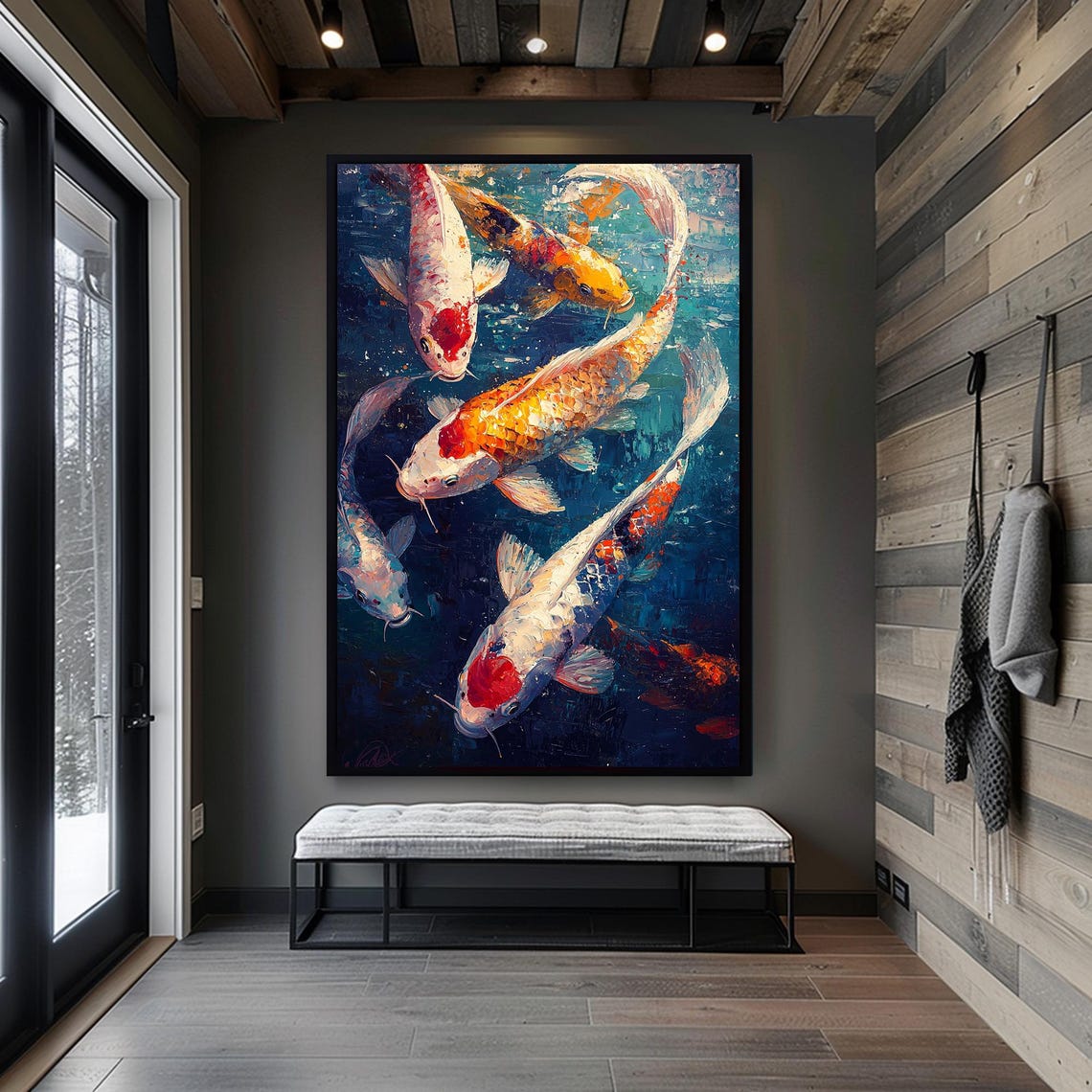 Print Wall Art Home Decor Fish Decor Office Decor Framed Artwork Large Print Fisher Decor Fish Print Fish Poster Art - Image 2