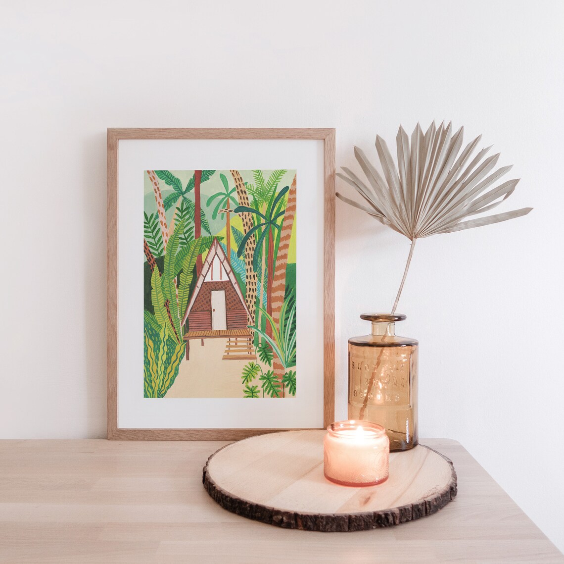 Jungle Home Botanical Illustration Art Print - Image 5