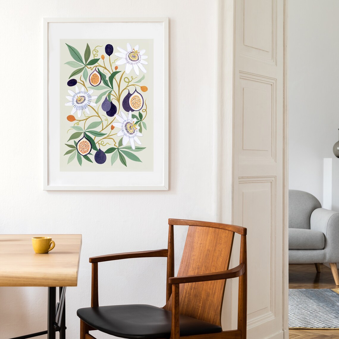 Passionfruit Botanical Art Print, Kitchen Decor - Image 4
