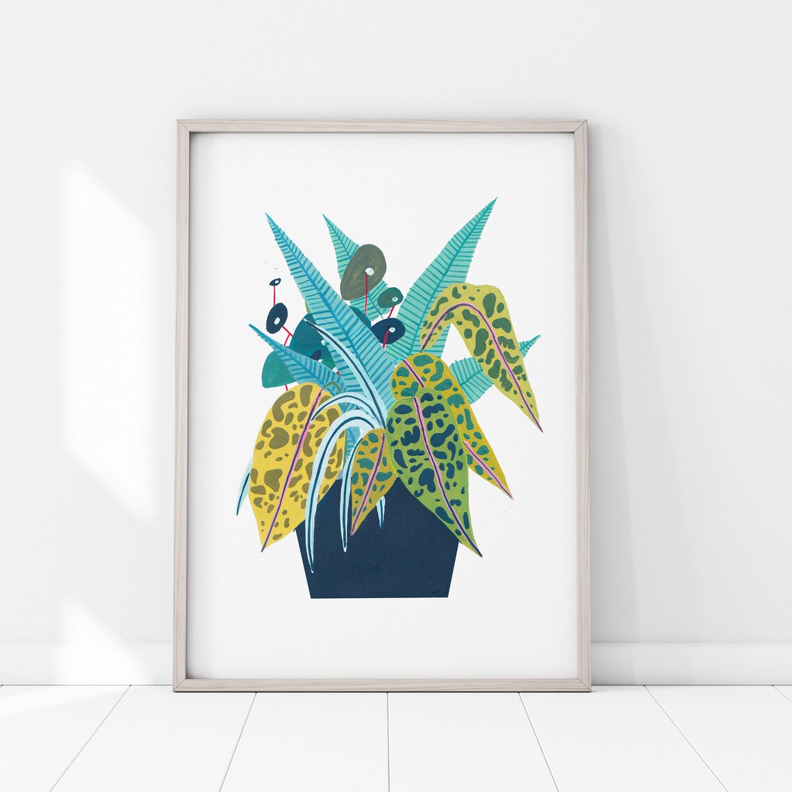 Botanical House Plants Illustration Art Print - Image 3