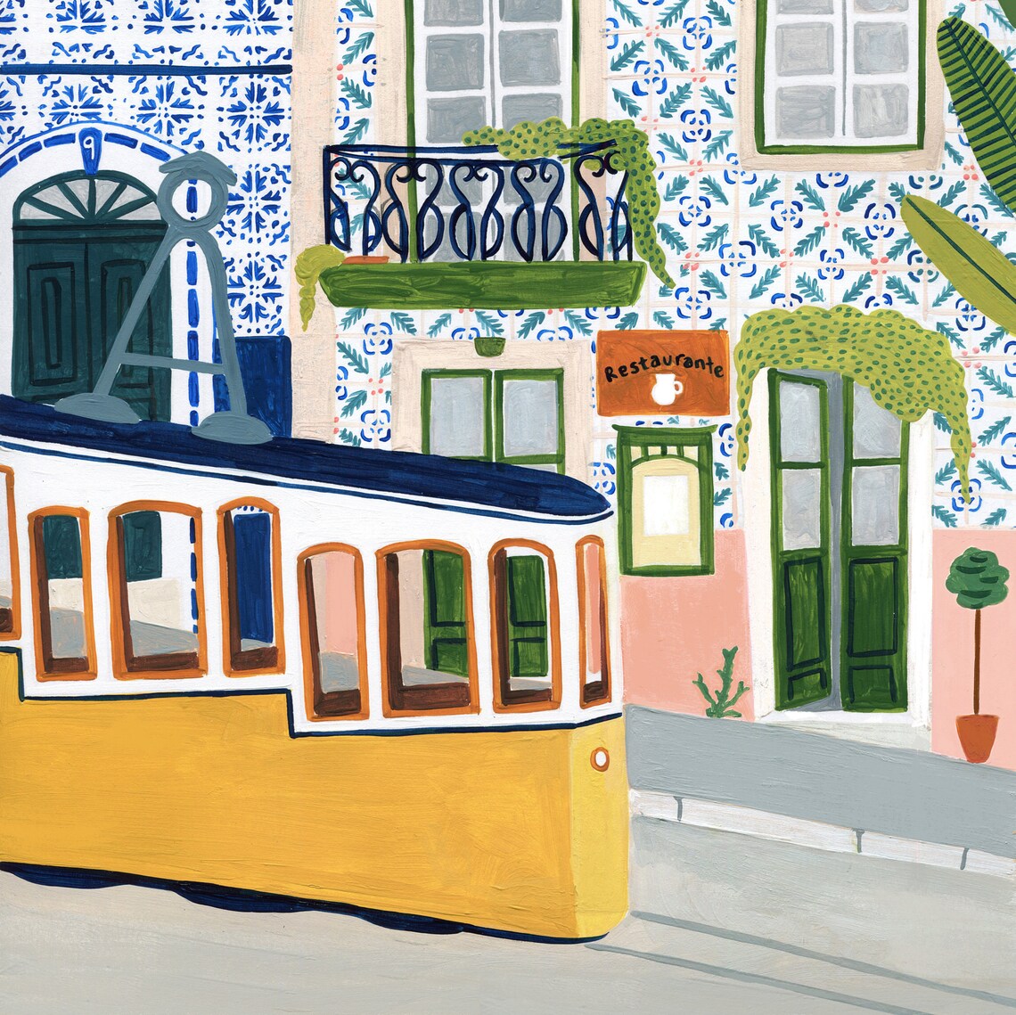 Lisbon Portugal Travel Poster, Europe Wall Art - Image 2