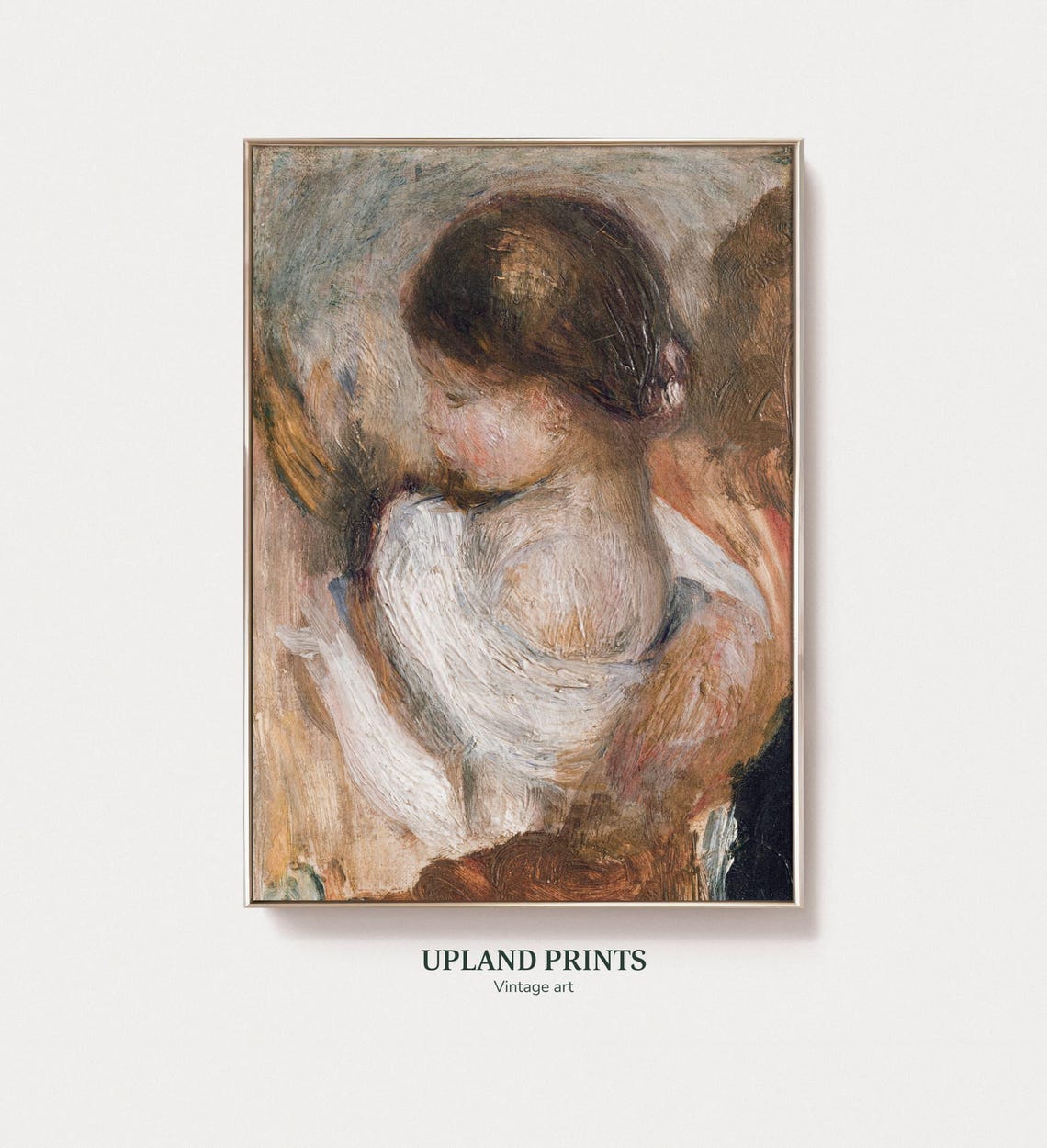 Girl Portrait Art Abstract Portrait Of A Girl Portrait Painting Of A Girl Rustic Portrait Vintage Girl Bedroom Print Girl Painting 102