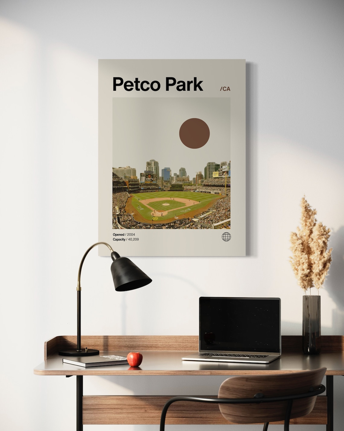 Petco Park Minimalist Poster, San Diego Padres Art - Image 3