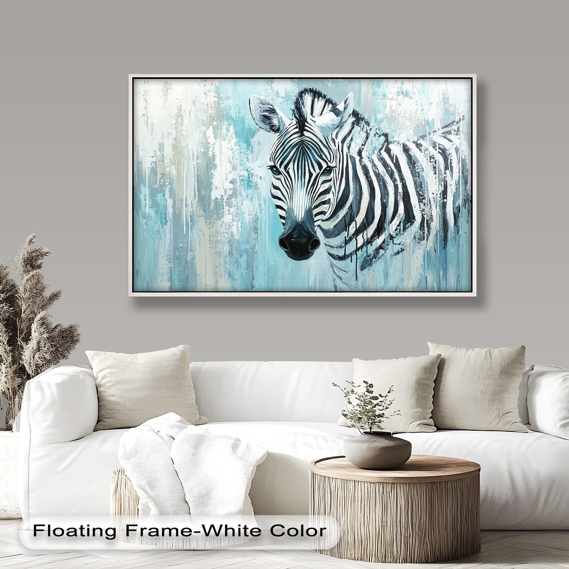 Modern Zebra Animal Print, Wildlife Art Decor - Image 5