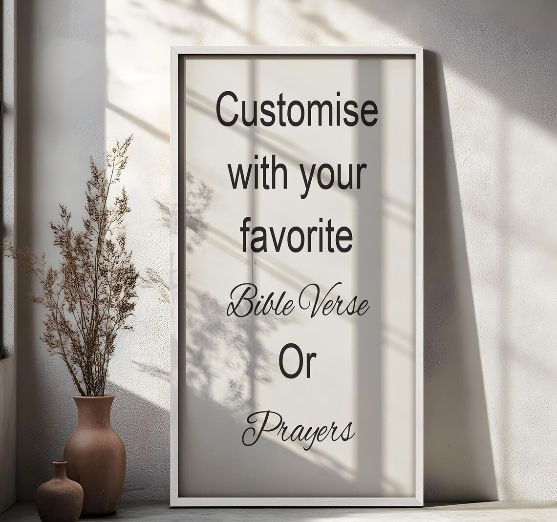 Custom Bible Verse, Personalized Scripture Quote
