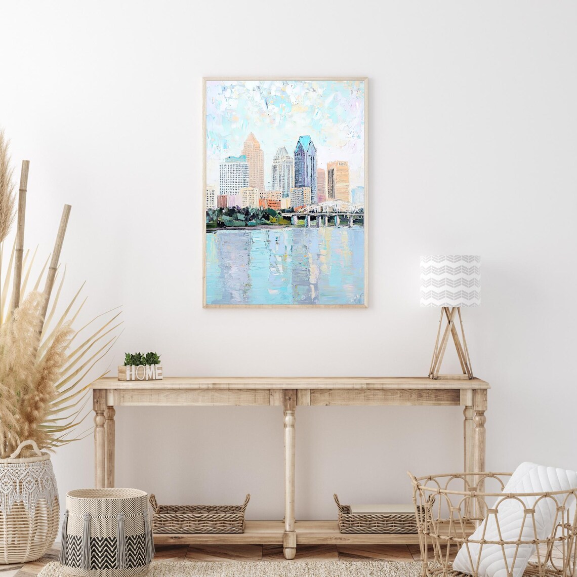 Louisville Kentucky Skyline Art Print, Modern Decor - Image 3