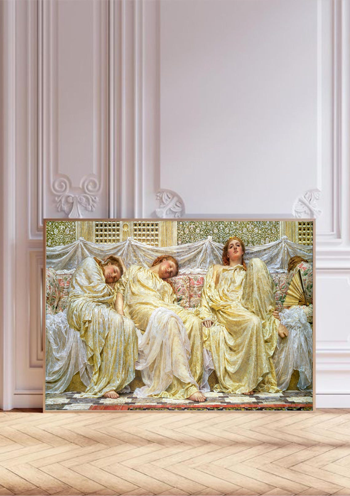 Albert Joseph Moore Dreamers Art Print - Image 2