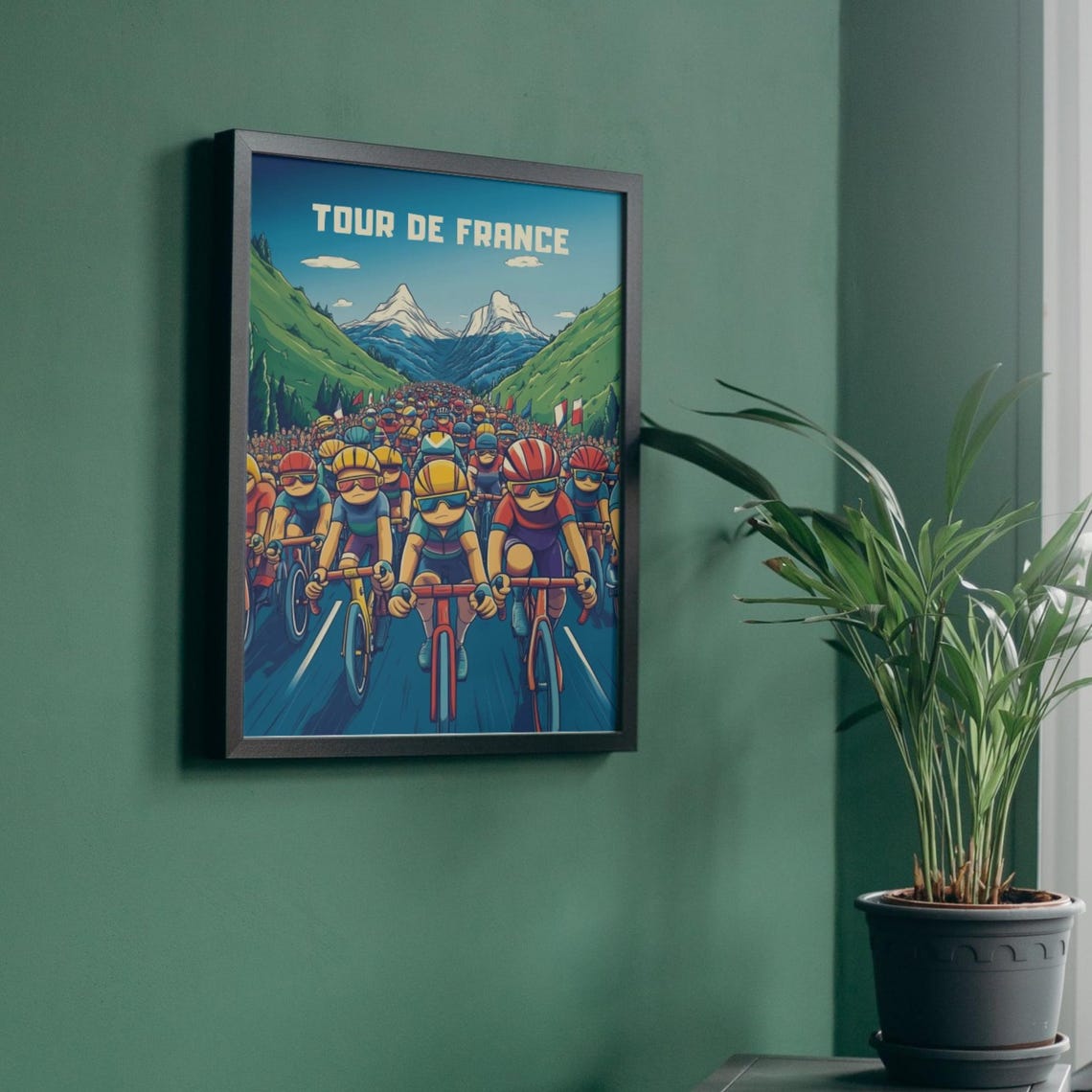 Cycling Poster Cycling Amateur Poster Tour De France Tour De France Kids Poster Kids Gift - Image 3