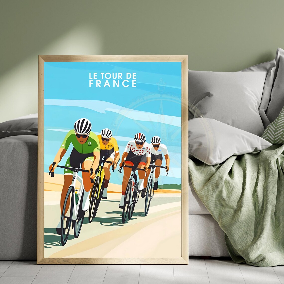 Cycling Poster Cycling Amateur Poster Tour De France Tour De France Jerseys Poster - Image 3