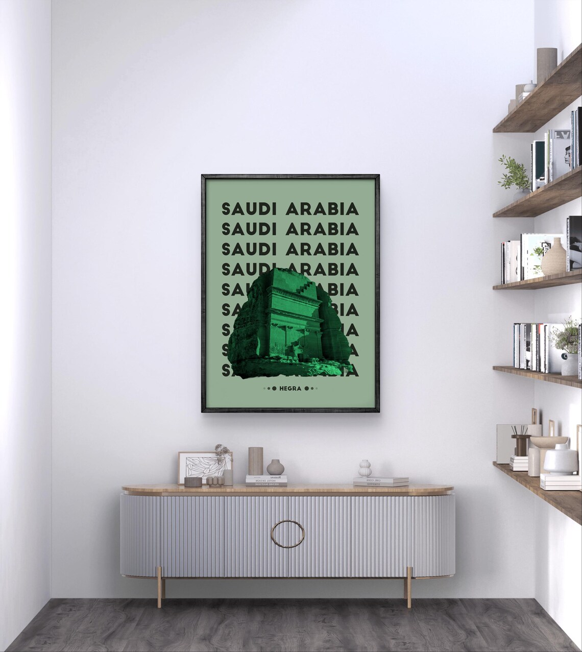 Saudi Arabia Hegra Poster, Ancient Architecture