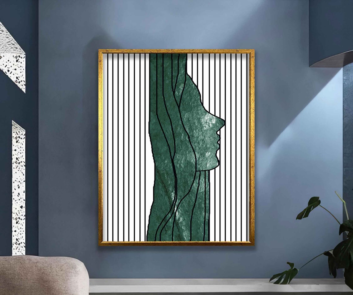 Abstract Modern Wall Art Print - Image 2