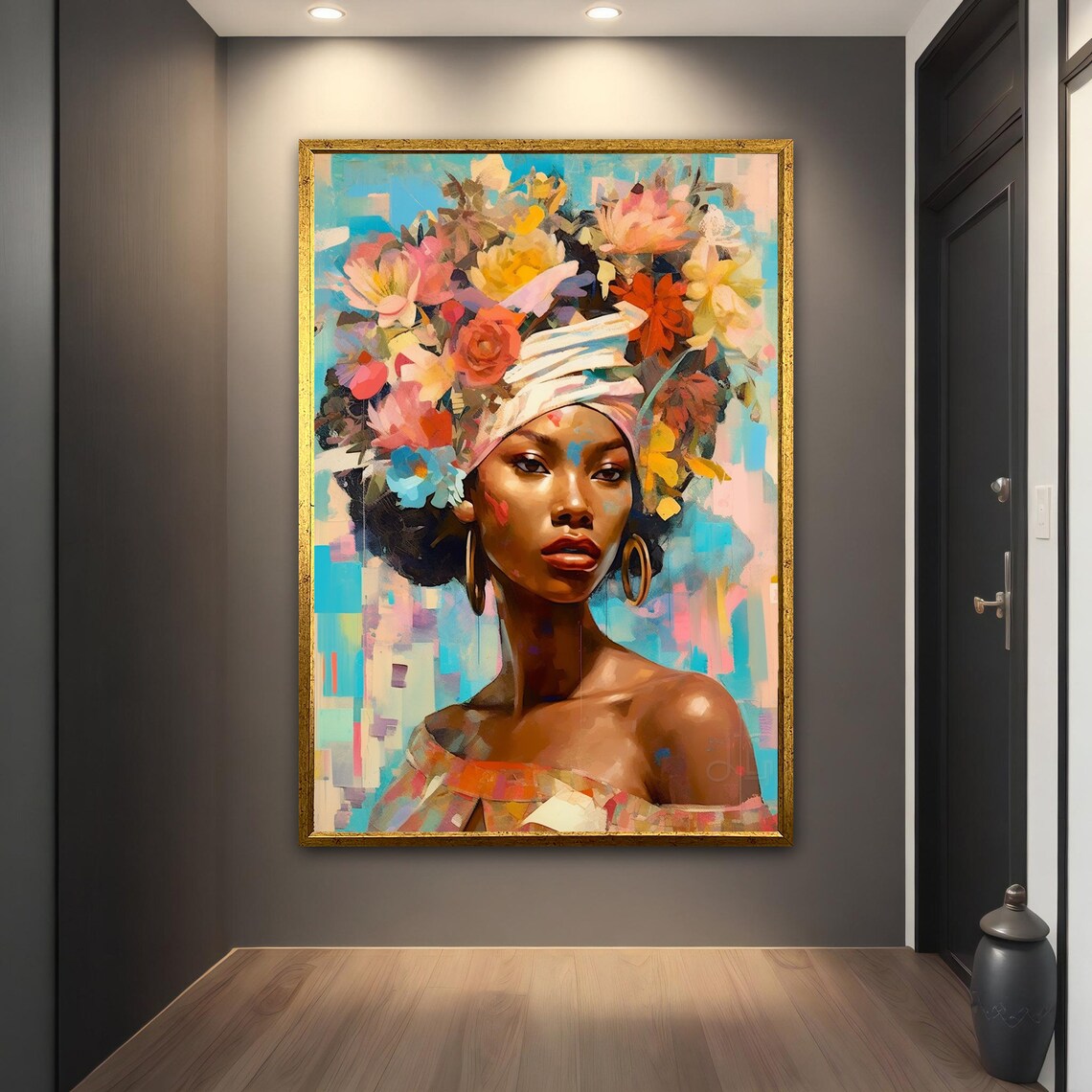 Ethnic Wall Art Ethnic Wall Decor African Wall Art African Print Ethnic Ethnic Painting Print - Image 2