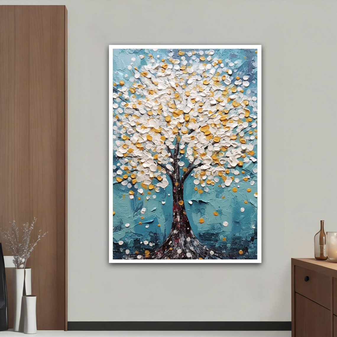 Abstract Tree Painting, Modern Tree Art Print - Image 5