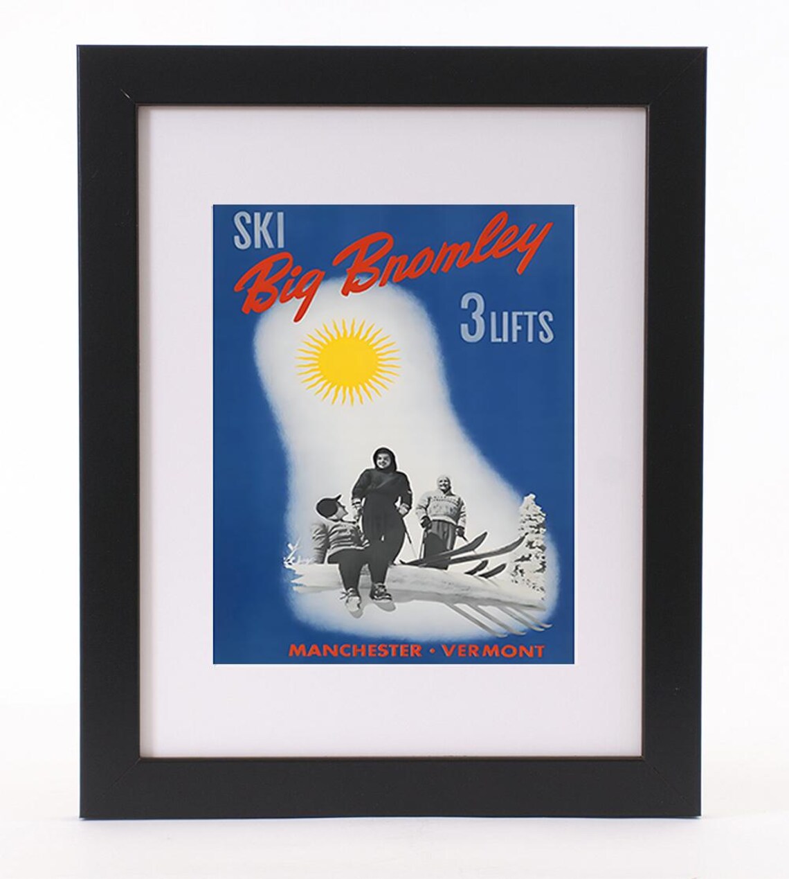 Bromley Ski Poster, Vintage Vermont Travel Poster - Image 2