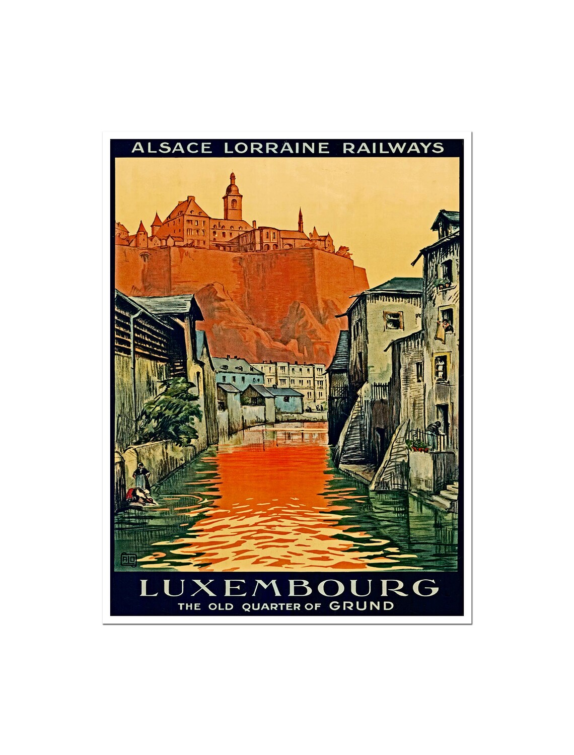 Luxembourg Travel Poster, Place-Inspired Art Print - Image 2