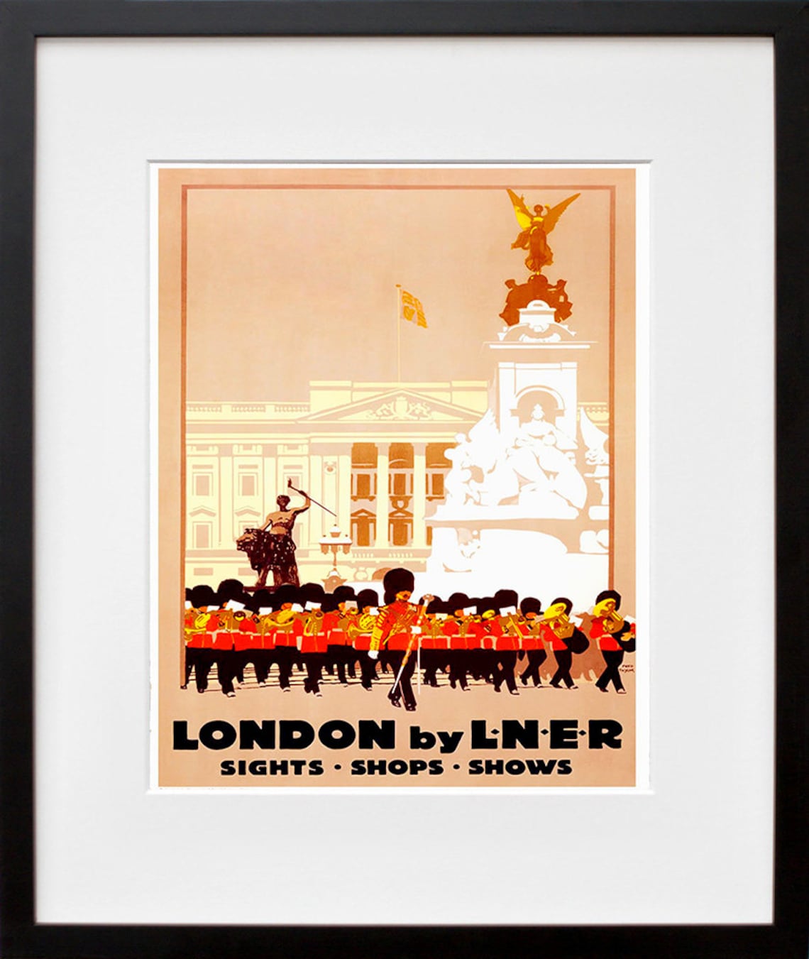 London Retro Travel Poster, Europe Art Print - Image 2