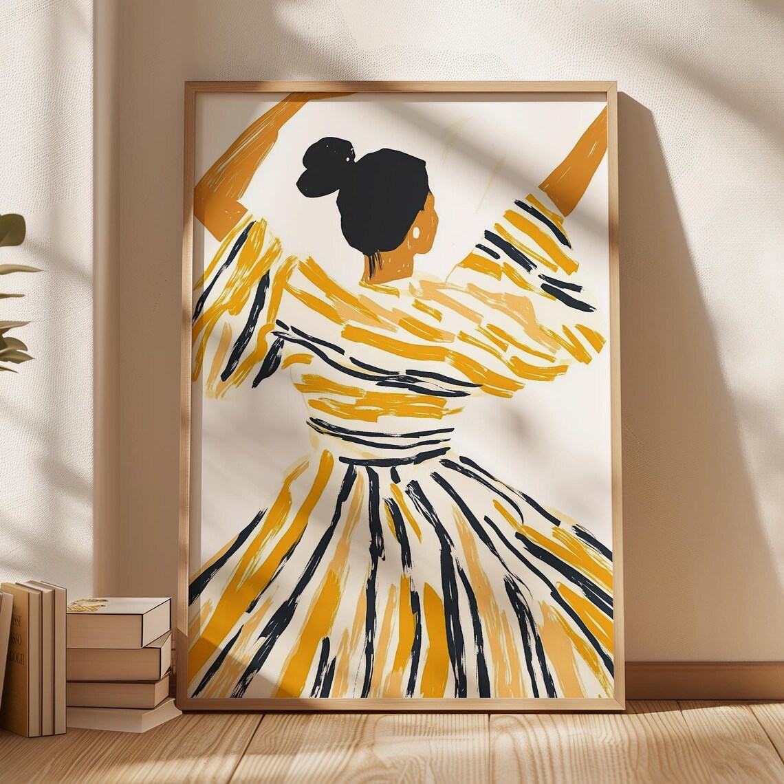 Modern Woman Abstract Female Poster, Minimalist