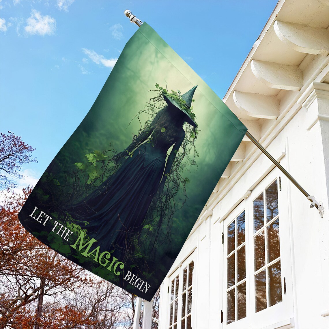 Witch Garden Flag, Bewitching Halloween Poster - Image 3
