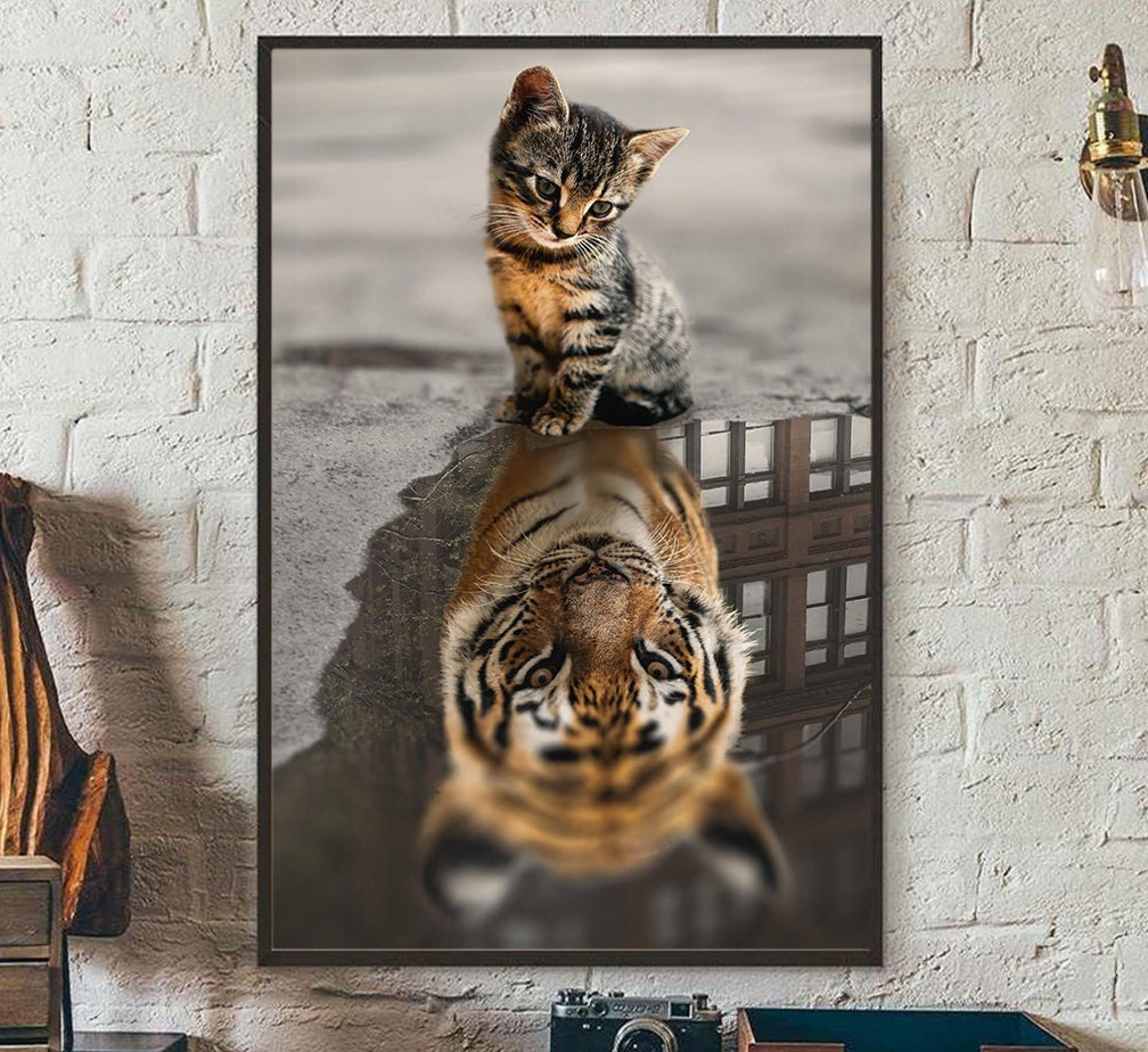Cat Lover Poster, Animal Artwork