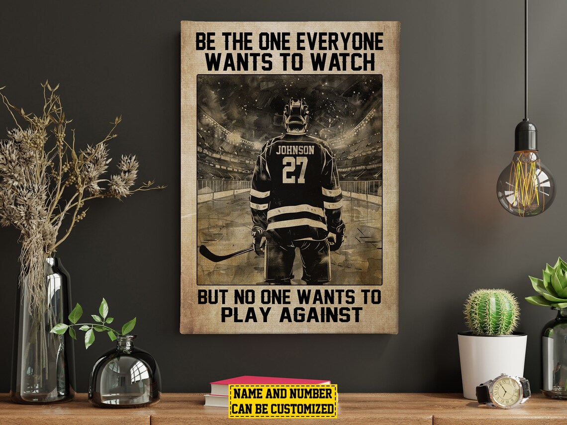 Hockey Motivation Personalized Poster Print, Gift - Image 6