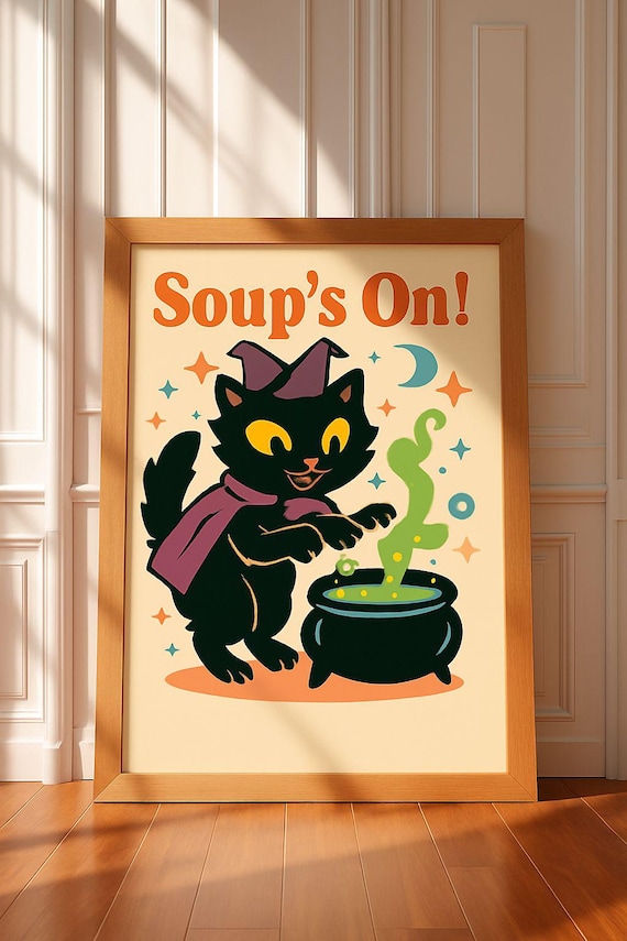 Soups On Halloween Poster Wall Art