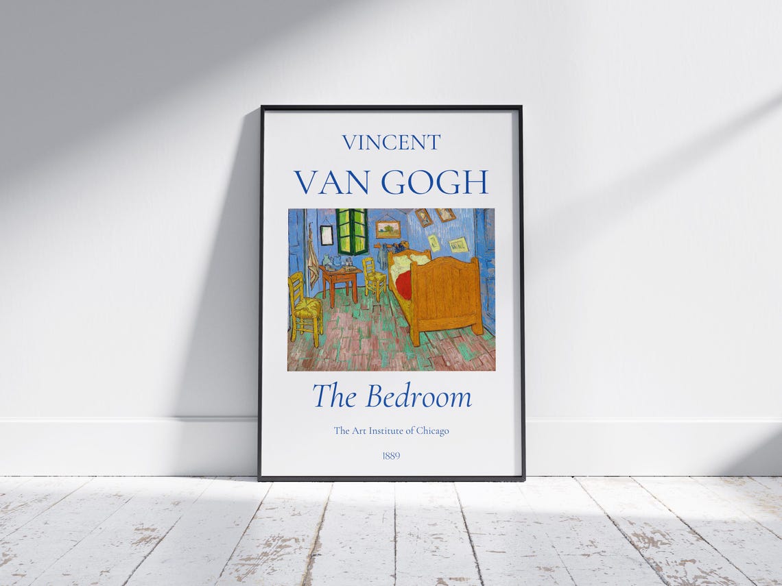 Van Gogh Art Print The Bedroom Van Gogh Exhibition Poster Van Gogh Paintings Modern Home Decor Famous Artist Posters - Image 5