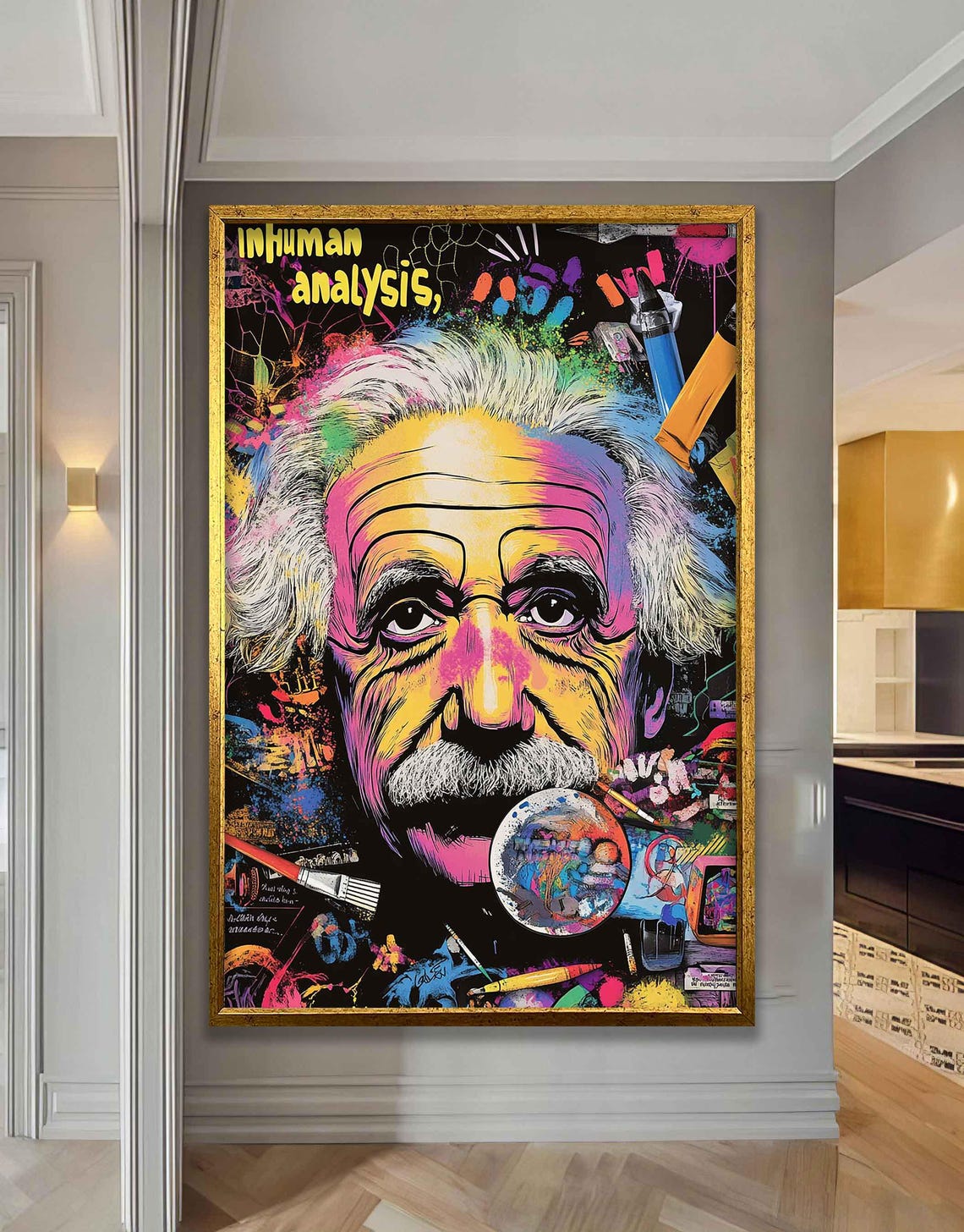 Albert Einstein Pop Art Poster Print - Image 4