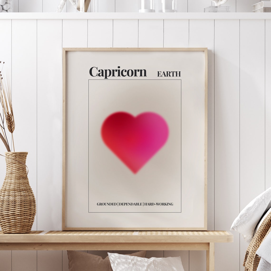Zodiac Sign Capricorn Aura Poster Quote Inspirational Quote Motivational Quote Quote Print Poster Print Wall Art Quote 1