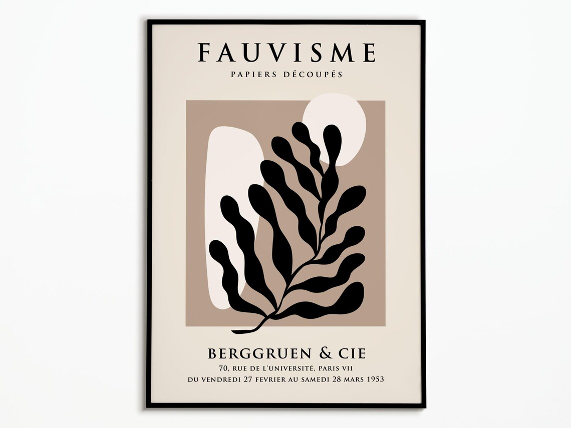 Abstract Art Poster Poster Matisse Abstract Art Poster Wall Decoration Art Poster Wall Art