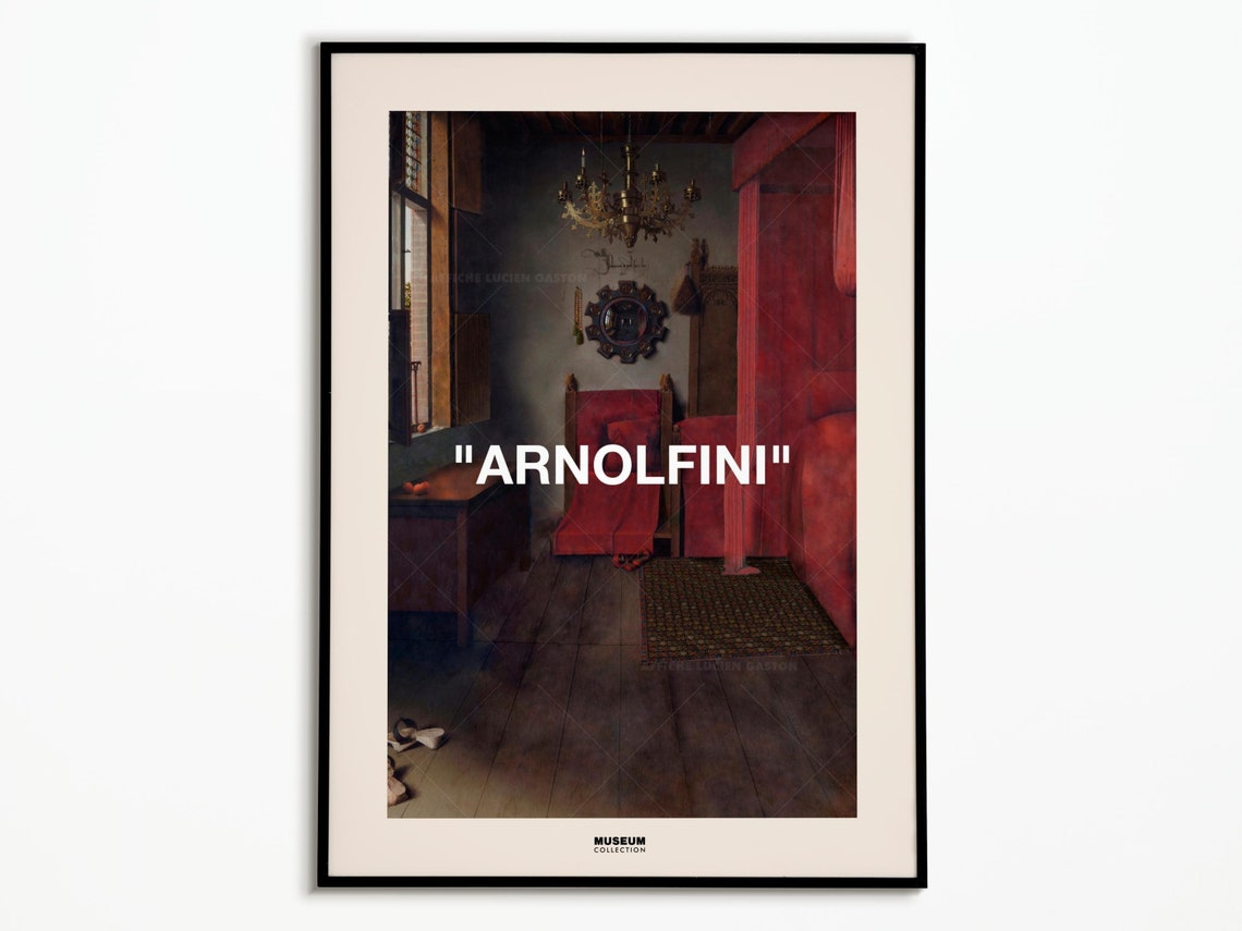 Van Eyck Arnolfini Portrait Interior Museum Collection Poster