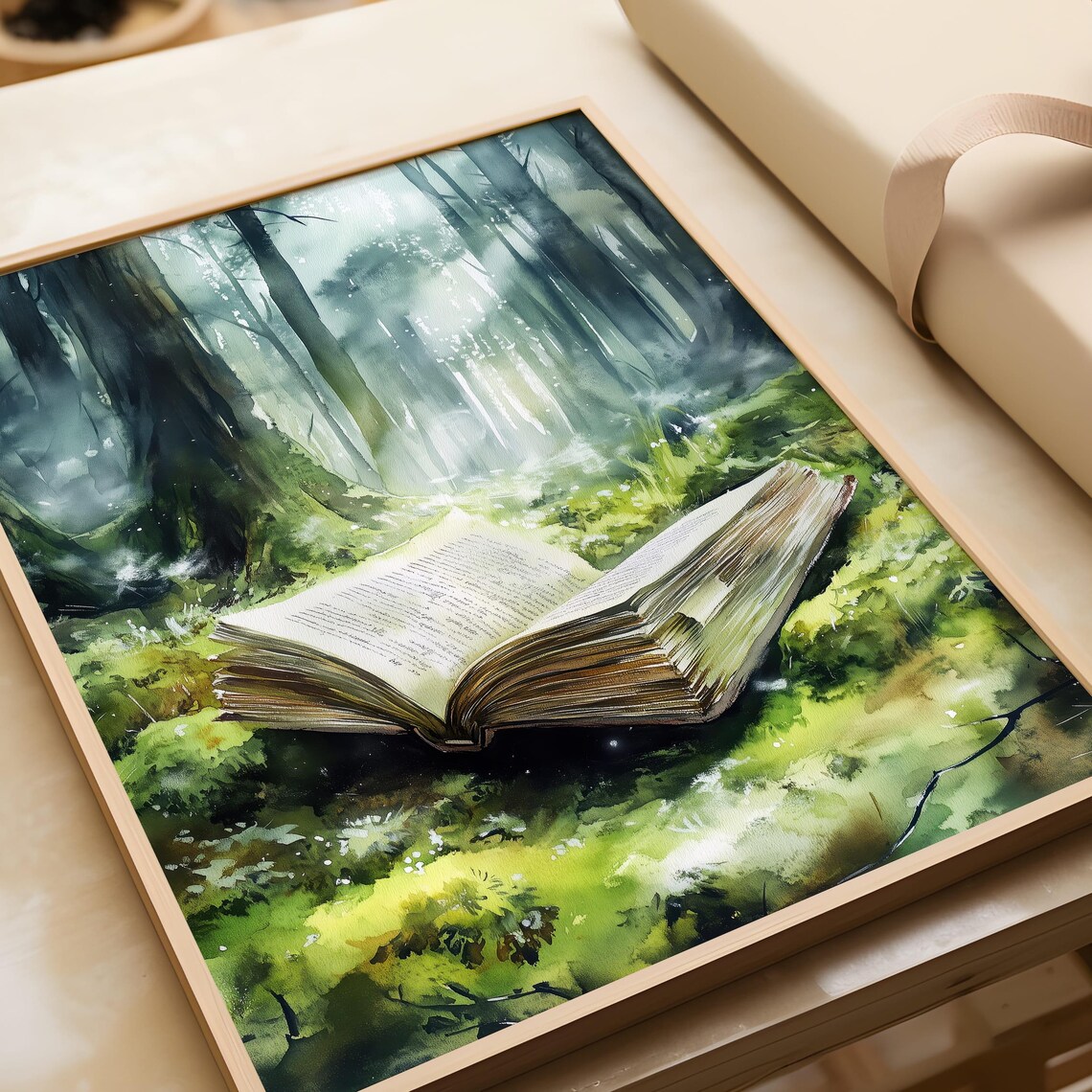 Forest Fantasy Book Art Print, Enchanted Woodland Decor - Image 5