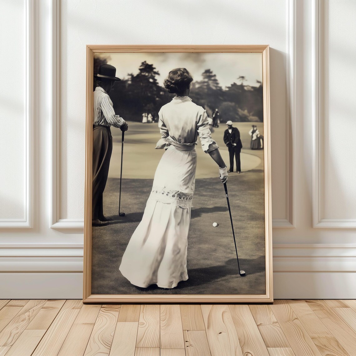 Vintage Golf Art Print Classic Golf Decor Retro Sports Wall Art Golf Lover Print