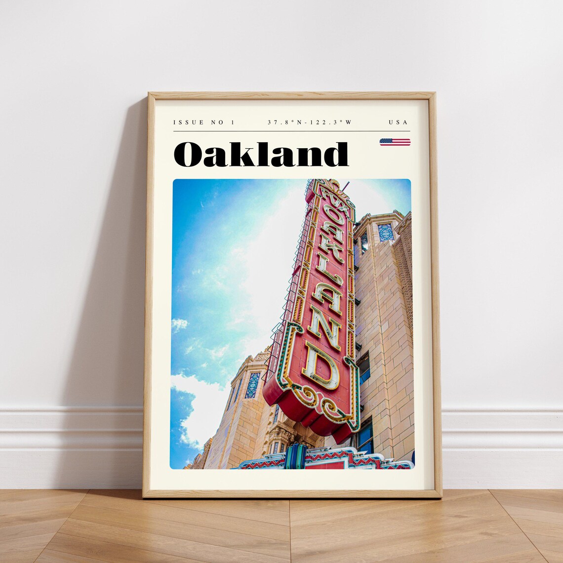 Oakland California Theatre Sign Vintage Marquee Photo Poster - Image 3