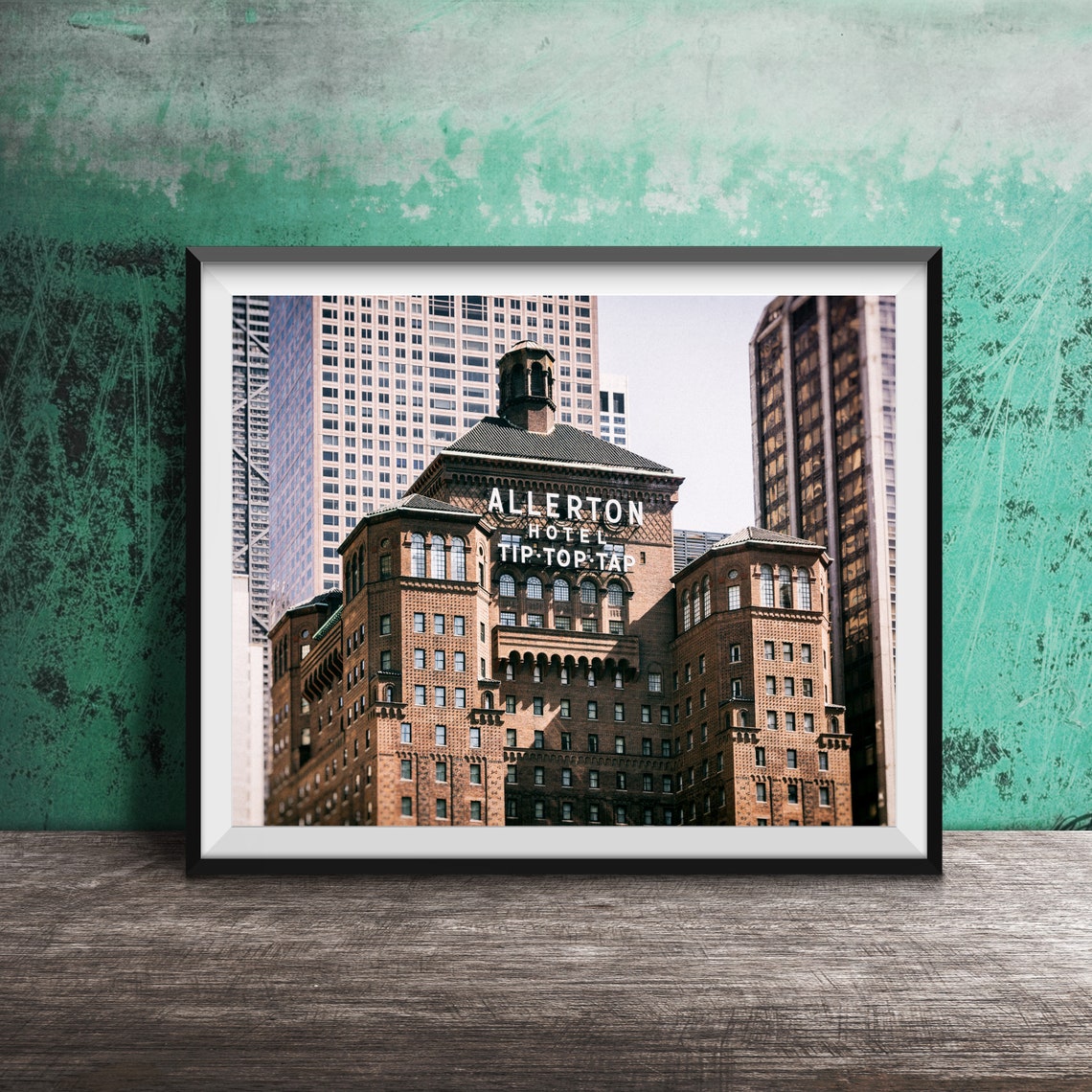 Allerton Hotel Tip Top Tap Chicago Historic Brick Tower Poster
