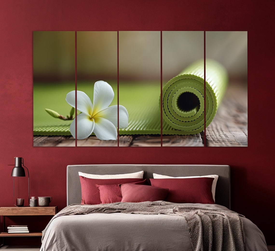 Minimalist Yoga Poses Line Art Zen Studio Meditation Wall Art Poster - Image 2