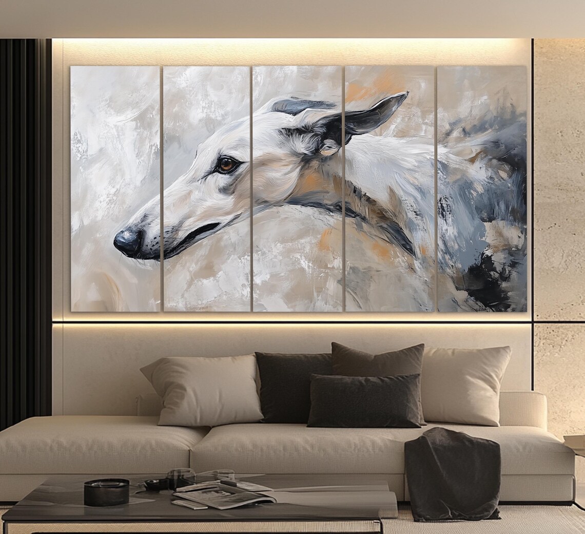 Greyhound Vintage Oil-Painting Style Poster - Image 5