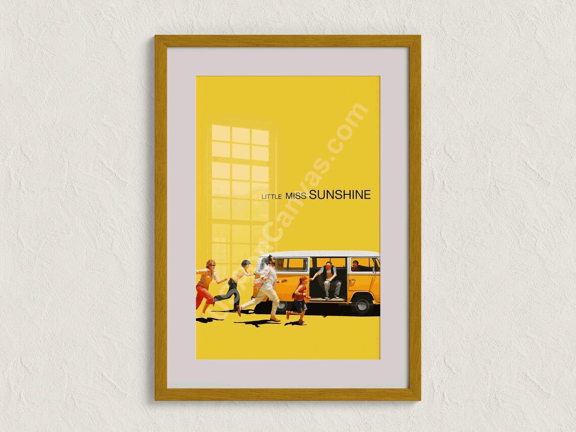 Little Miss Sunshine Iconic Yellow Van Minimalist Movie Poster