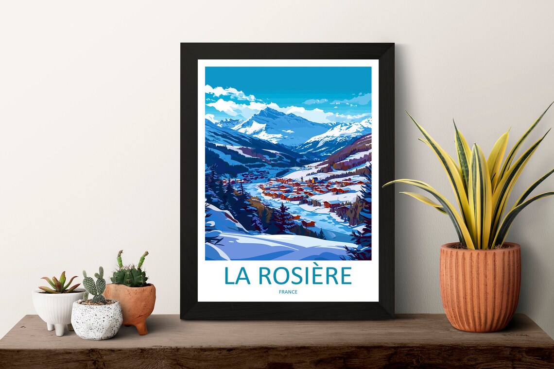 La Rosire Travel Poster, Place-Name Wall Art - Image 3