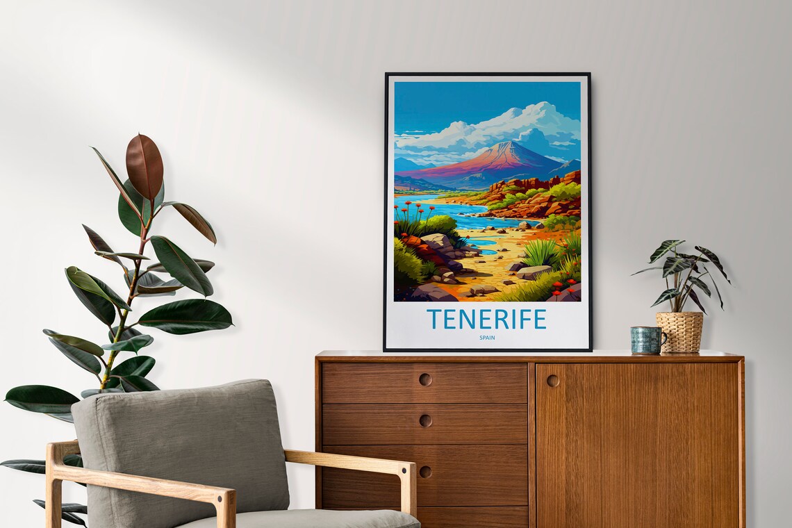 Tenerife Travel Poster, Spain Wall Art - Image 2