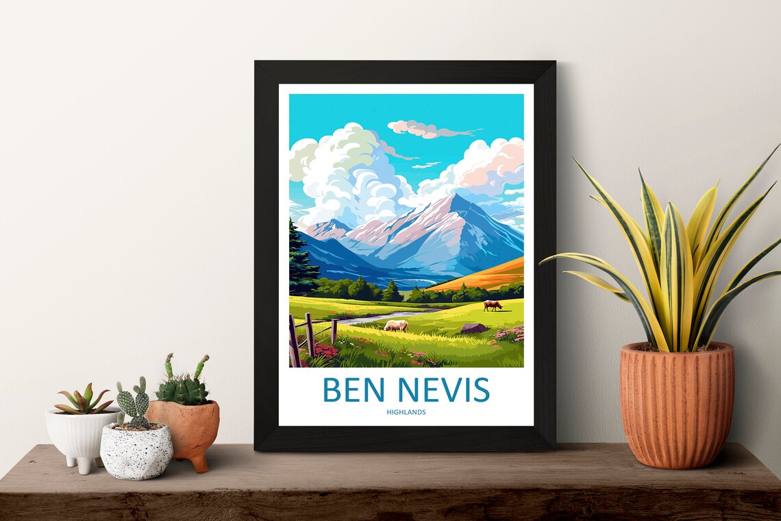Ben Nevis Home Decor Travel Poster - Image 3
