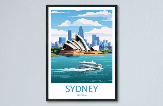 Sydney Opera House Home Dcor Wall Art Print