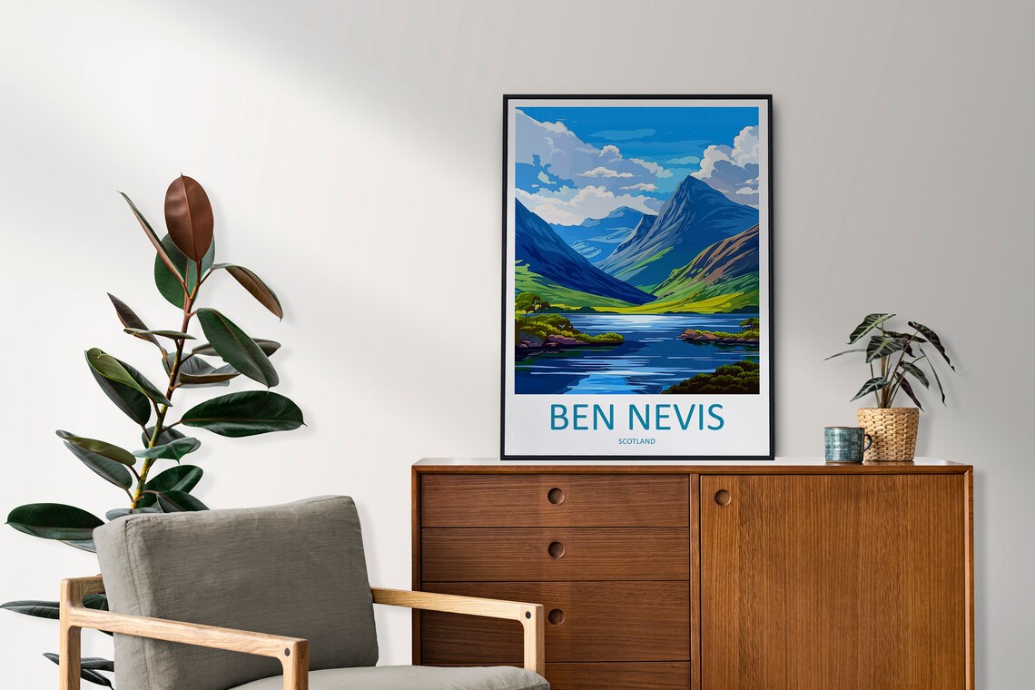 Ben Nevis Travel Wall Art Print - Image 2