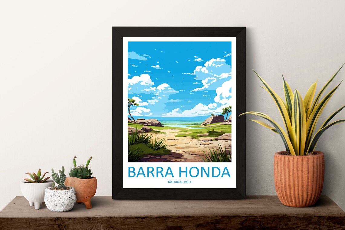 Barra Honda National Park Travel Print Wall Art Barra Honda Wall Hanging Home Dcor Barra Honda National Park Gift Art Costa Rica - Image 3