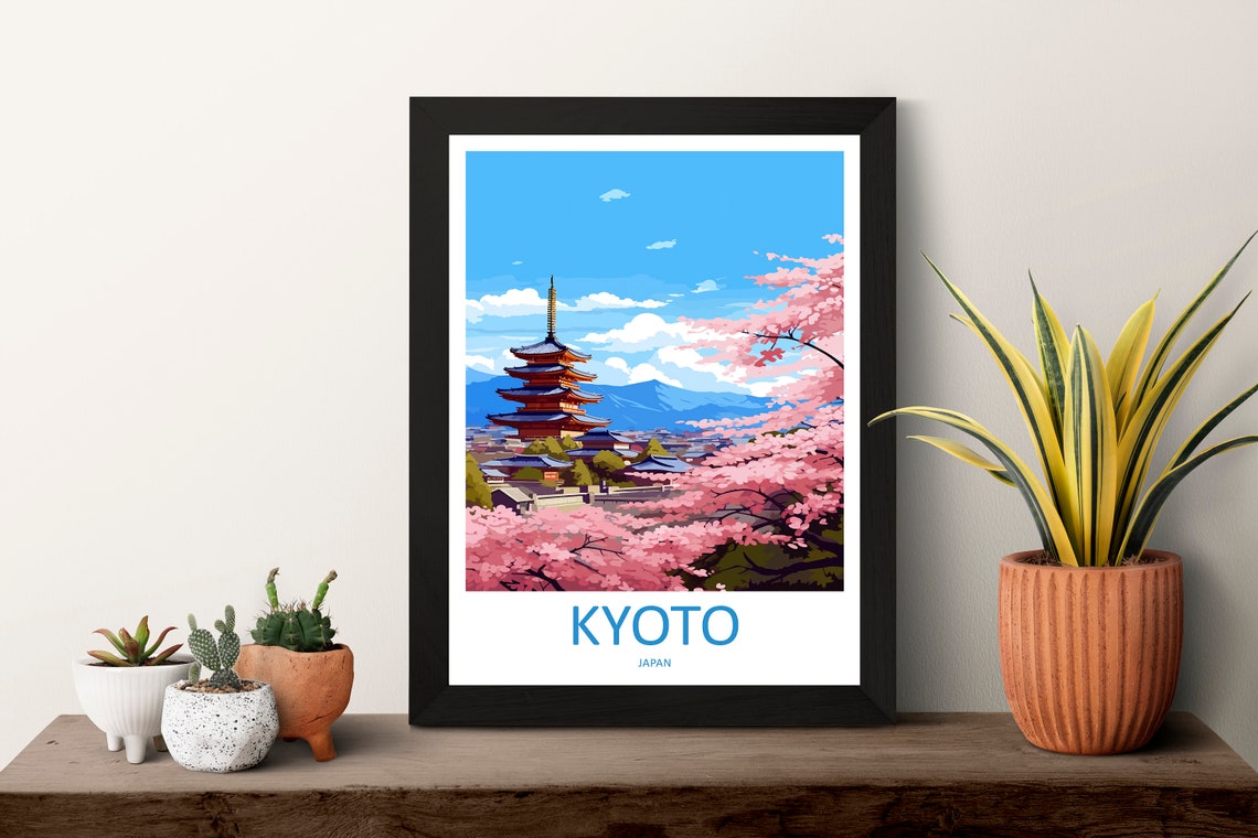 Kyoto Travel Poster, Japan Wall Decor - Image 3