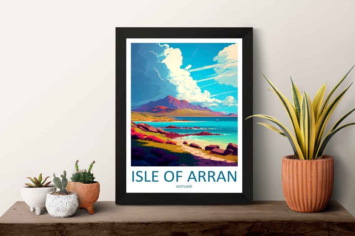 Isle Of Arran Travel Poster, Scotland Wall Art - Image 3