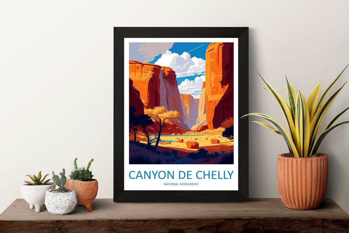 Canyon De Chelly National Monument Travel Poster - Image 3