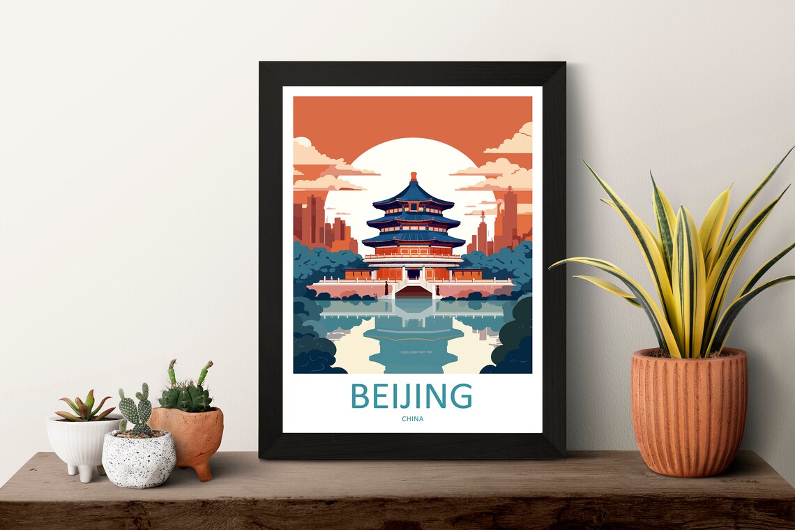 Beijing Travel Poster, Beijing Art Lovers - Image 3