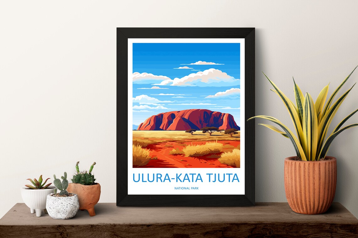 Uluru Kata Tjuta National Park Travel Poster - Image 3