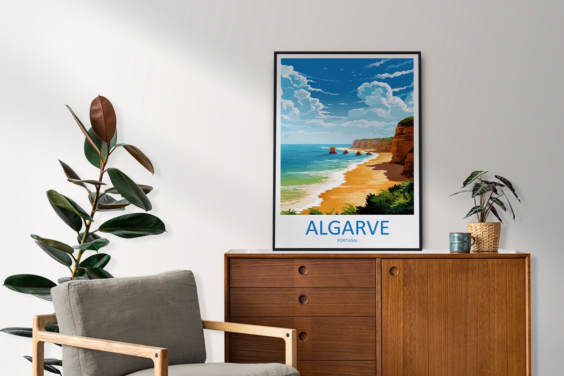 Algarve Travel Poster, Portugal Wall Art Print - Image 2